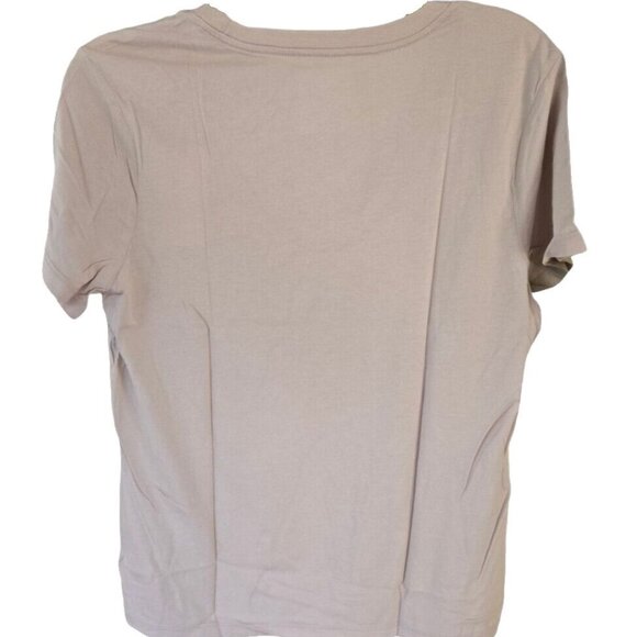 Target Women's Cotton Modal Scoop Neck Tee NWT Light Bronze XS or M - Picture 2 of 5